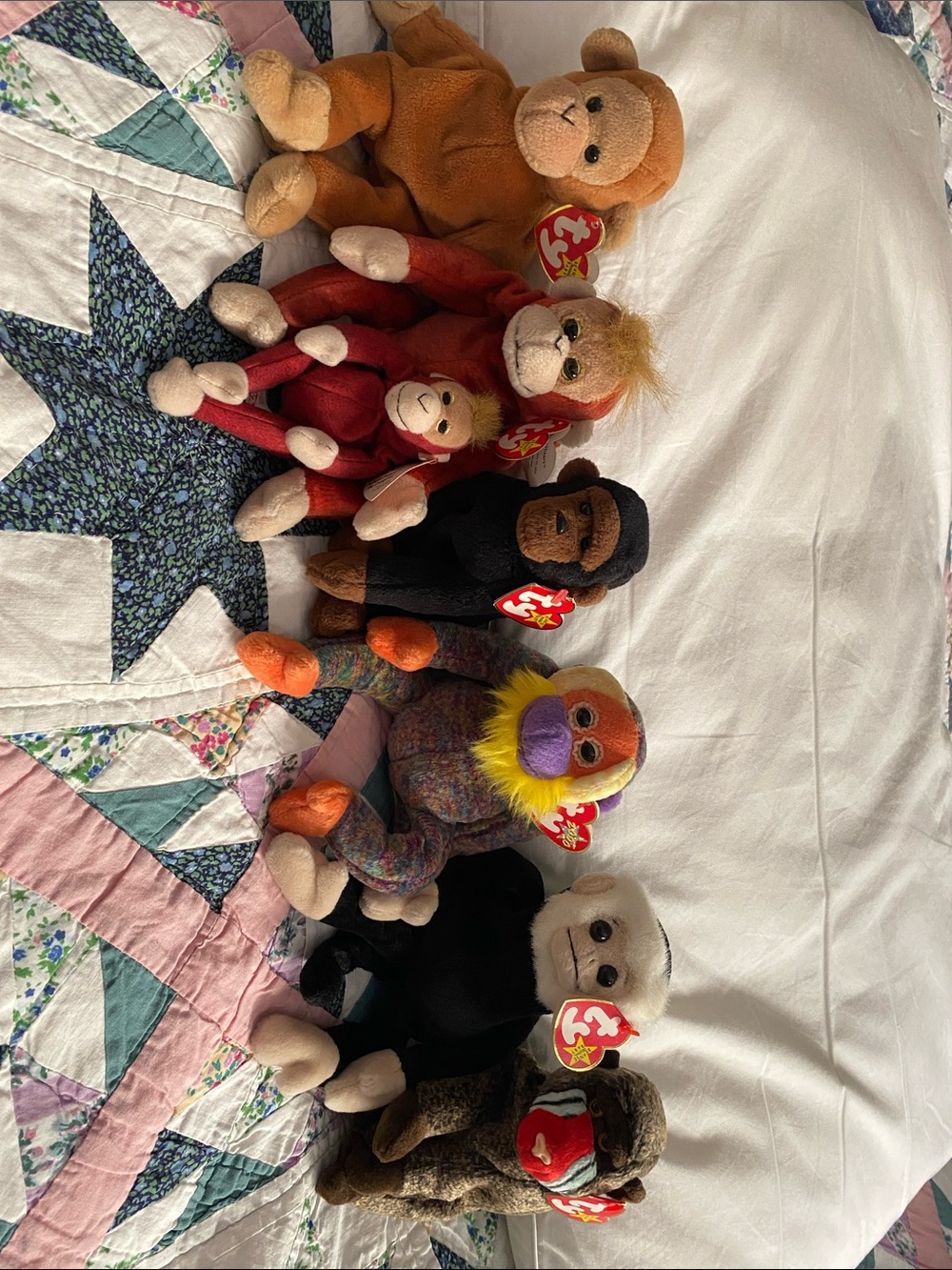 TY Beanie Babies Plush Monkey Collection - Assorted Colors
